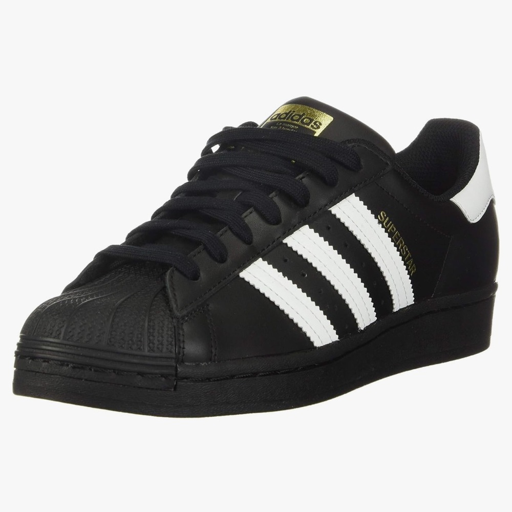 Adidas Men's Superstar Black and White Shoes